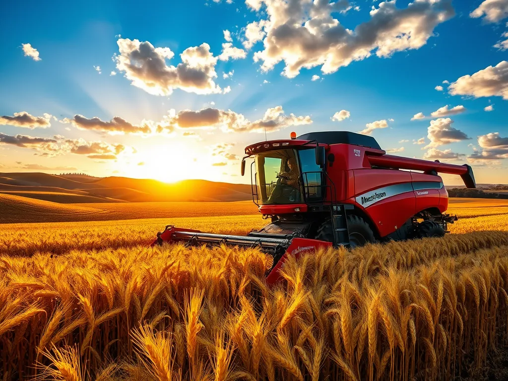 Massey Ferguson combine harvesters